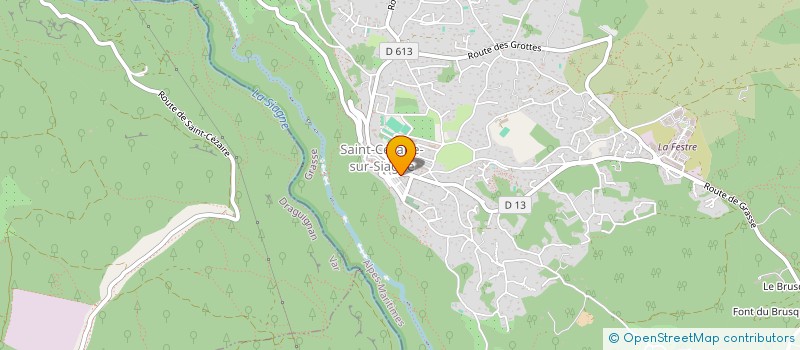 localisation de l'entreprise HOMEQUIP à SAINT-CEZAIRE-SUR-SIAGNE