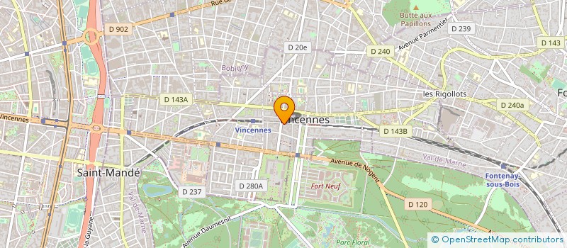 localisation de l'entreprise HOMER VINCENNES à VINCENNES