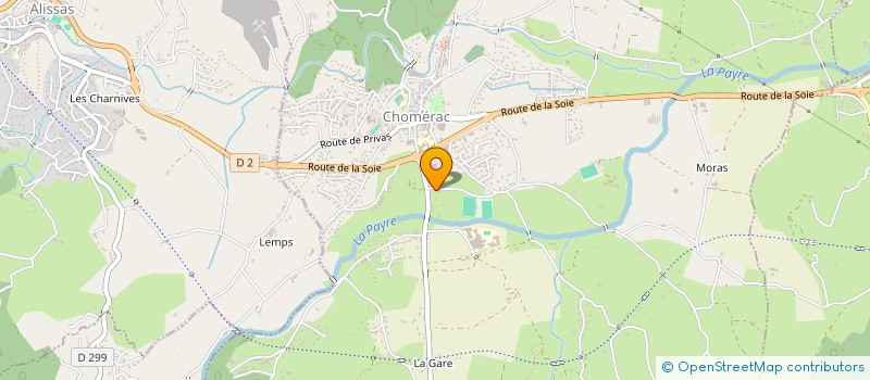 localisation de l'entreprise HOMERAY  CHOMERAC