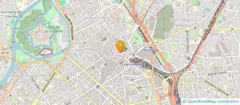 localisation de l'entreprise HOMERE COMMUNICATION à LILLE