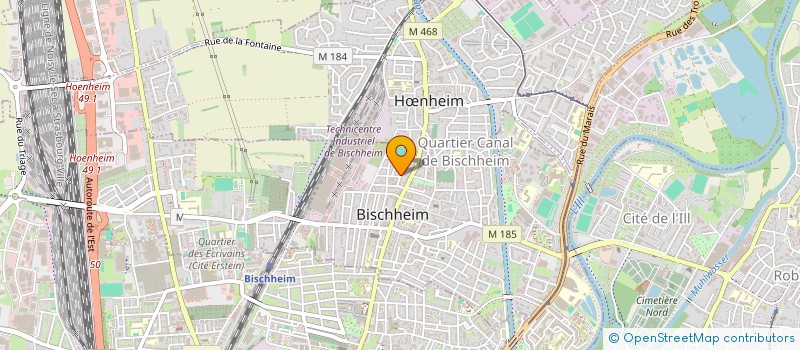 localisation de l'entreprise HOMERE INVEST à BISCHHEIM