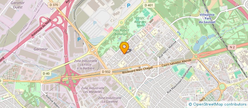 localisation de l'entreprise HOMERE SECURITE EVENT'S  AULNAY-SOUS-BOIS