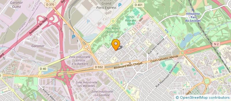 localisation de l'entreprise HOMERE SECURITE EVENT'S à AULNAY-SOUS-BOIS