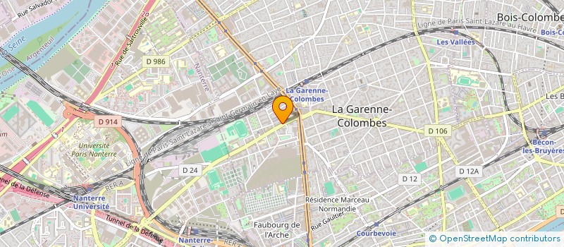 localisation de l'entreprise HOMERGEST à LA GARENNE-COLOMBES