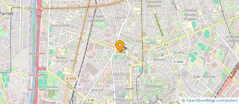 localisation de l'entreprise HOMERS à GRENOBLE