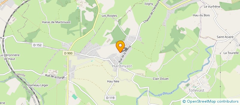 localisation de l'entreprise HOMES CENI  HARDINVAST