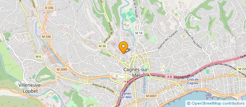 localisation de l'entreprise HOMESITTING DUBREUIL à CAGNES-SUR-MER