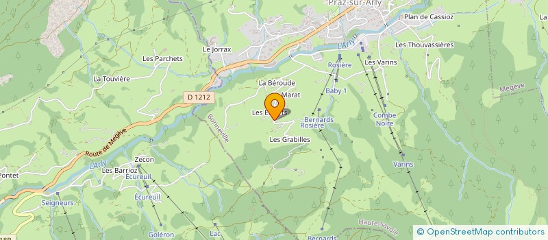 localisation de l'entreprise HOMESWORK  PRAZ-SUR-ARLY