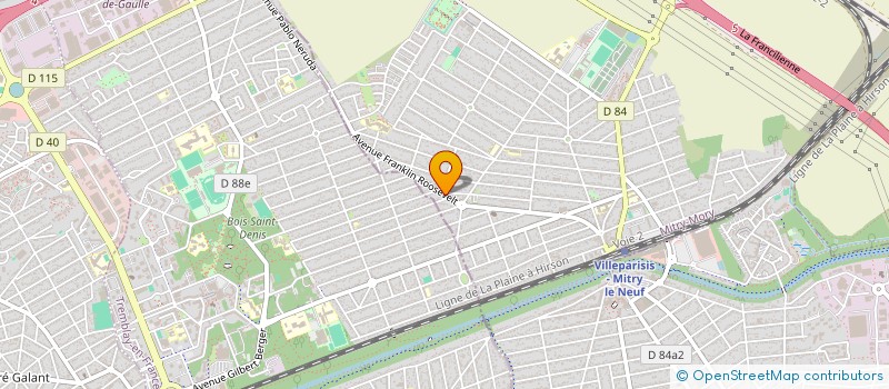 localisation de l'entreprise HOMETECH  GRETZ-ARMAINVILLIERS