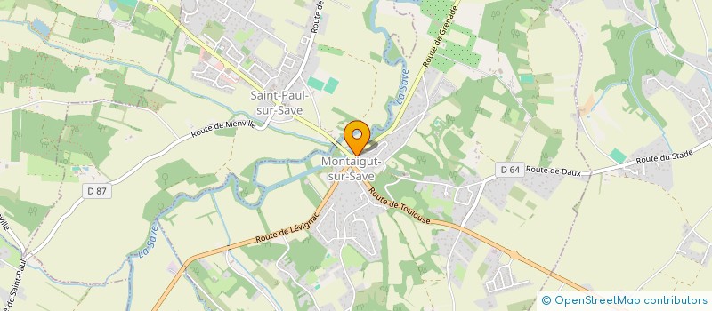 localisation de l'entreprise HOMETECH  MONTAIGUT-SUR-SAVE