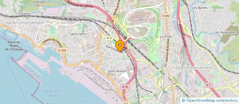 localisation de l'entreprise HOMETEX à MARSEILLE