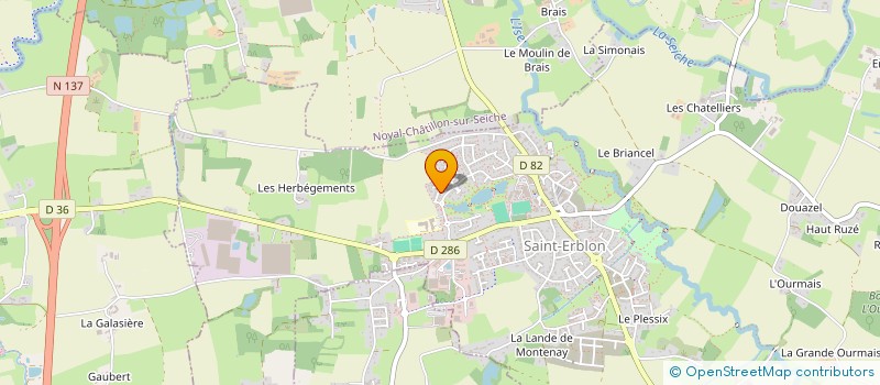 localisation de l'entreprise HOMETOBIO  SAINT-ERBLON