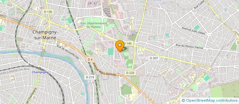 localisation de l'entreprise HOMEUROPE à CHAMPIGNY-SUR-MARNE