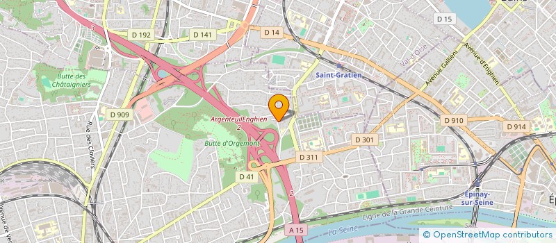 localisation de l'entreprise HOMEVEST à ARGENTEUIL
