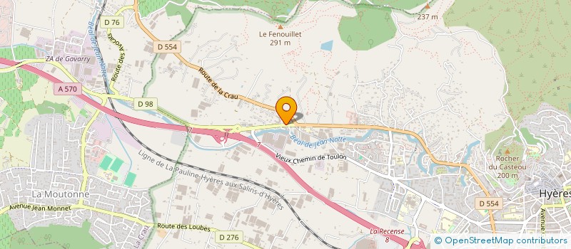 localisation de l'entreprise HOMEXPERT à HYERES