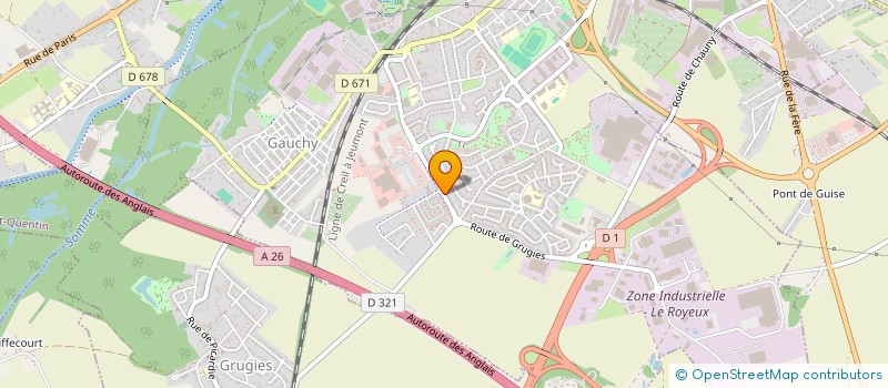 localisation de l'entreprise HOMI'DANSE à GAUCHY