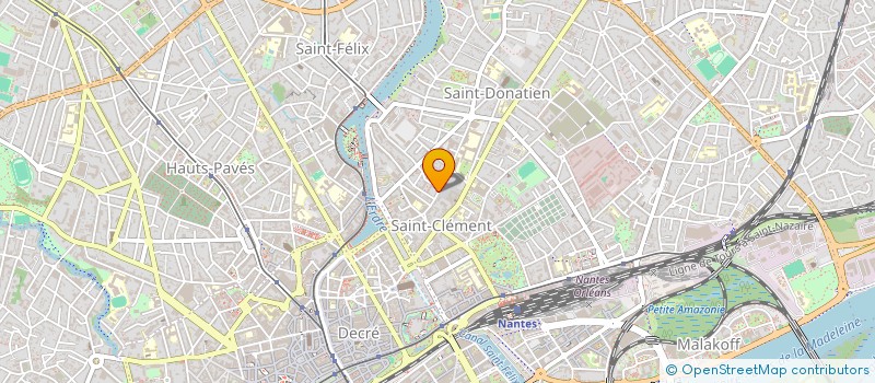 localisation de l'entreprise HOMING DATA à NANTES