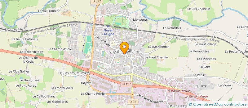 localisation de l'entreprise HOMING'SERVICES à RENNES