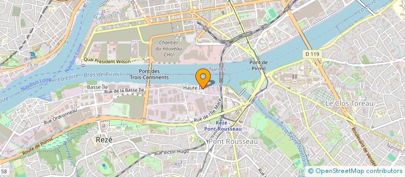 localisation de l'entreprise HOMINIS  REZE