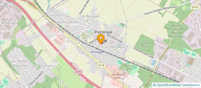 localisation de l'entreprise HOMINIS CONSULTING  PIERRELAYE