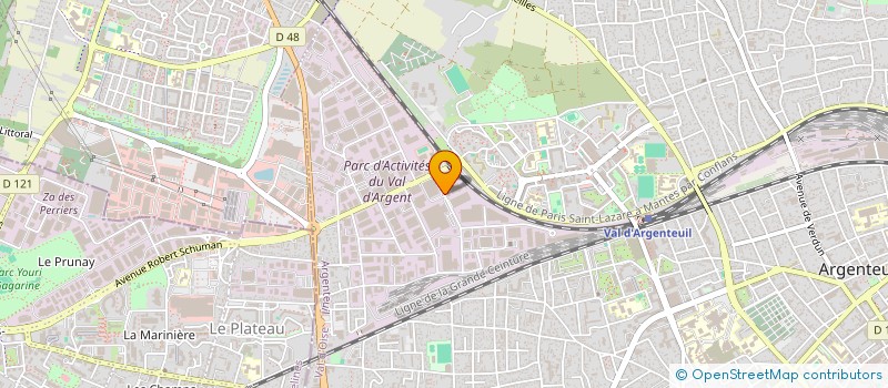 localisation de l'entreprise HOMIQA à ARGENTEUIL