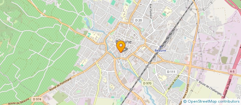 localisation de l'entreprise HOMMAGE AUX DAMES HOSPITALIERES DE BEAUNE  BEAUNE