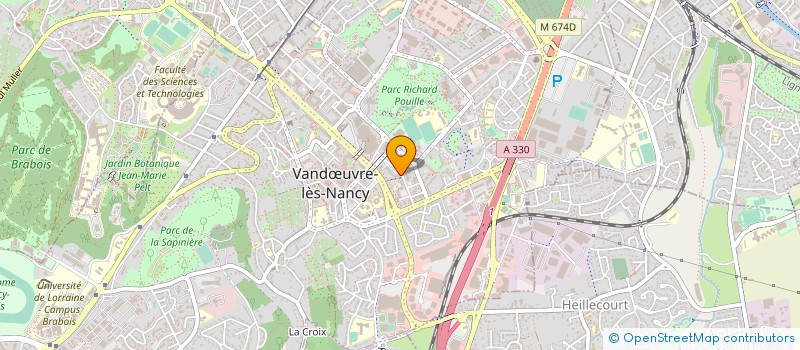 localisation de l'entreprise HOMME EN DEVENIR  VANDUVRE-LES-NANCY