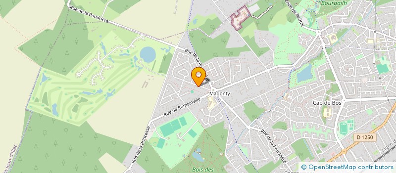 localisation de l'entreprise HOMME ET TERRITOIRE à PESSAC