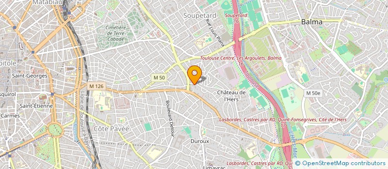localisation de l'entreprise HOMME PEUPLES ESPOIR à TOULOUSE
