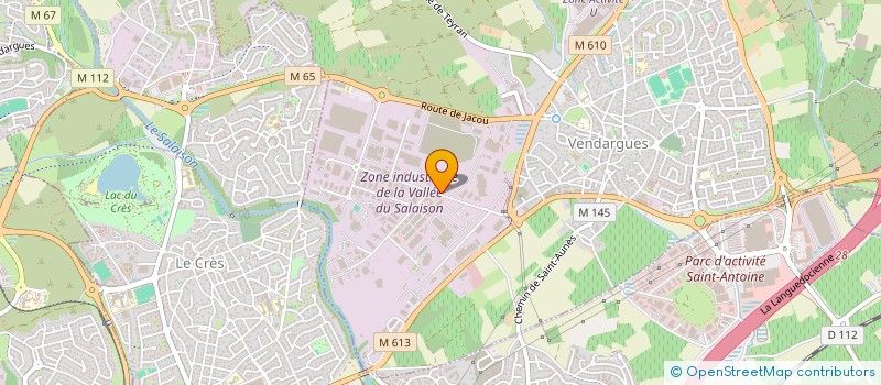 localisation de l'entreprise HOMME PRIVE à VENDARGUES