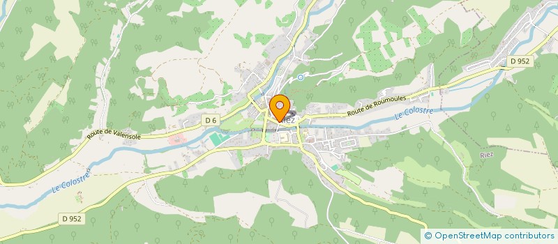 localisation de l'entreprise HOMMES ENERGIES SOLIDAIRES  RIEZ