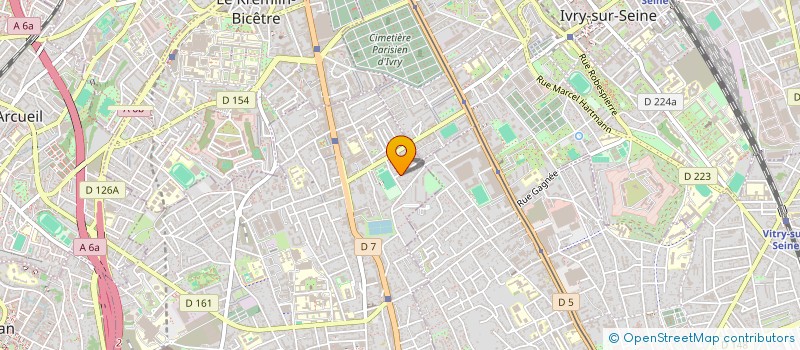 localisation de l'entreprise HOMMES ET ESPACES à VILLEJUIF