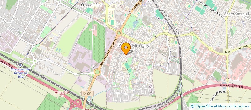 localisation de l'entreprise HOMMES GRENOUILLES DE CHAMPAGNE-REIMS (HGCR)  REIMS