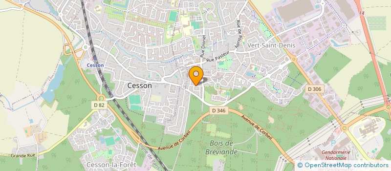 localisation de l'entreprise HOMMES SYSTEMES ET RESSOURCES FORMATION à VERT-SAINT-DENIS