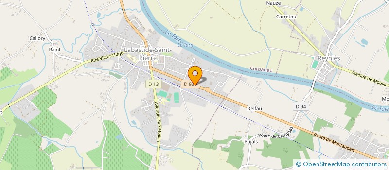 localisation de l'entreprise HOMNI-MEDIA à LABASTIDE-SAINT-PIERRE