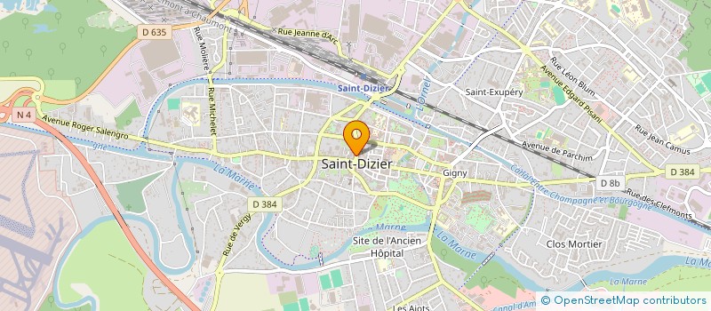 localisation de l'entreprise HOMNISERVICES à SAINT-DIZIER