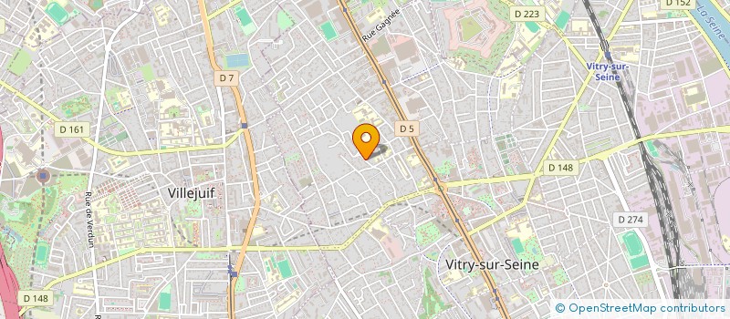 localisation de l'entreprise HOMO HABILIS à VITRY-SUR-SEINE