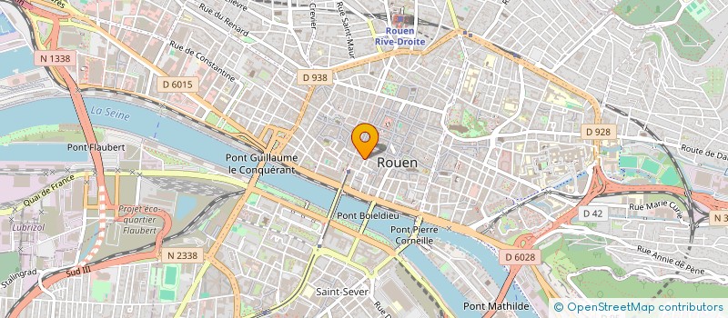 localisation de l'entreprise HOMO ROUSSEL à ROUEN