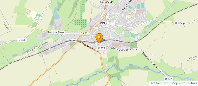 localisation de l'entreprise HOMO SYLVESTRIS  VERVINS