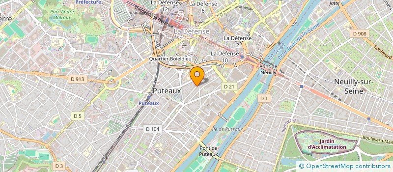 localisation de l'entreprise HOMODEUS  PUTEAUX