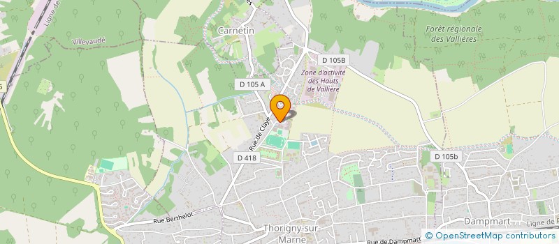 localisation de l'entreprise HOMOL à THORIGNY-SUR-MARNE