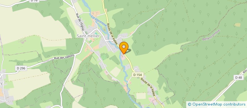 localisation de l'entreprise HOMPLAST  SAINT-HELLIER