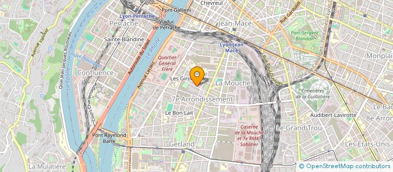 localisation de l'entreprise HOMS  LYON 7EME