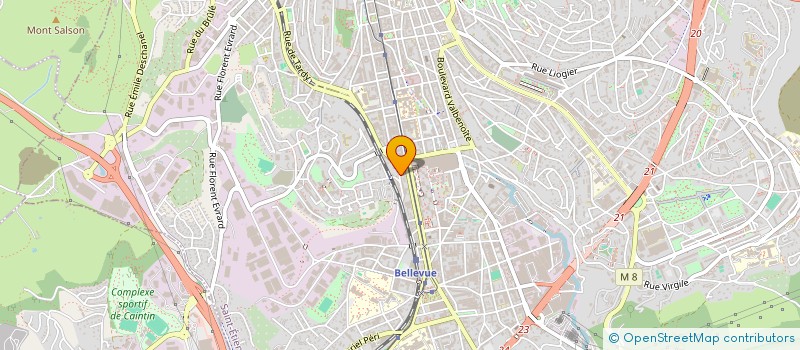 localisation de l'entreprise HOMS CARS  SAINT-ETIENNE