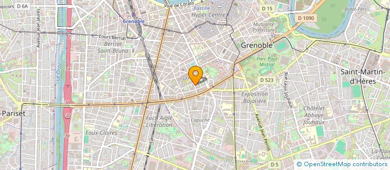 localisation de l'entreprise HOMSAPIND à GRENOBLE