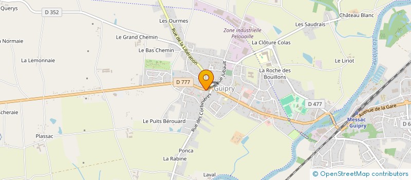 localisation de l'entreprise HOMSI HASSAN ET CECILE  GUIPRY-MESSAC