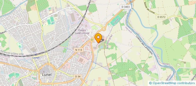 localisation de l'entreprise HOMVI  LUNEL