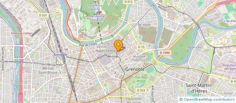 localisation de l'entreprise HOMY à GRENOBLE
