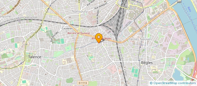 localisation de l'entreprise HOMY à BEGLES
