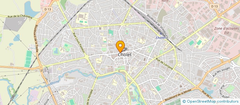 localisation de l'entreprise HOMY CONSEIL à CHOLET